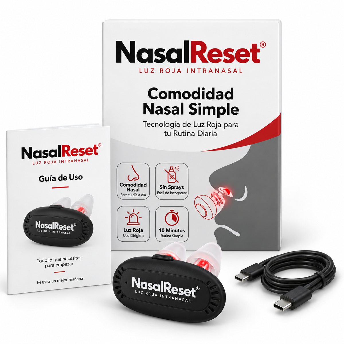 NasalReset® — Terapia de Luz Roja Nasal