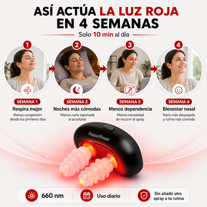 NasalReset® — Terapia de Luz Roja Nasal