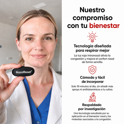 NasalReset® — Terapia de Luz Roja Nasal